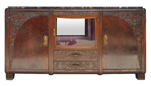 Bahut enfilade acajou art