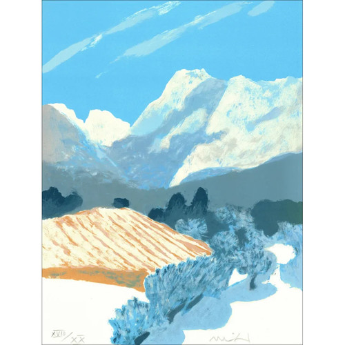 Mühl roger lithographie - mÜhl,