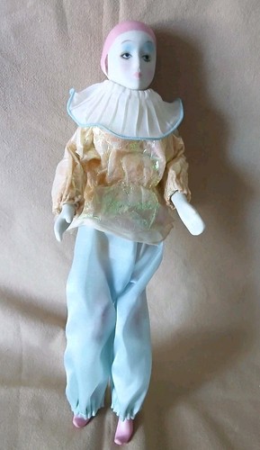 Pierrot colombine porcelaine - pierrot,