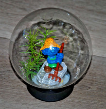 BOULE A NEIGES SCHTROUMPF BOULE ROSARIUM INT.PATENTED MADE IN FRANCE VIDE D EAU.