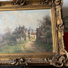 Très Jolie Tableau Ancien XlX