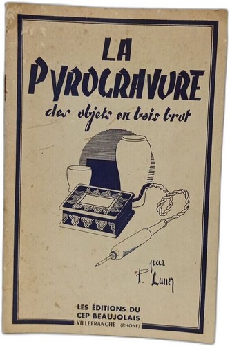 Pyrogravure des objets - la,