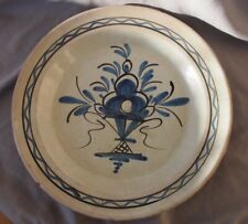 ancien grand plat rond cul noir 19 ème Forge Les Eaux 