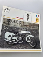 Derny 125 Taon 1957 carte moto