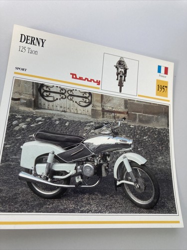 Derny 125 taon - derny, carte