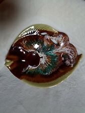 GRAND PLAT VINTAGE EN CERAMIQUE VALLAURIS ? FORME POISSON 