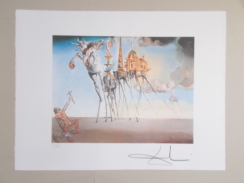 Lithographie salvador dali - lithographie, ,