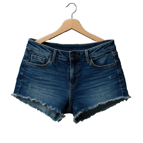 Short jean délavé - délavé,