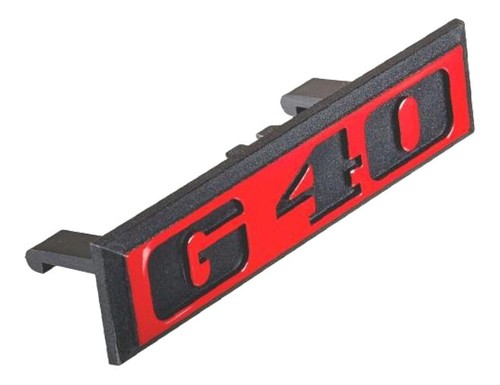 Sigle g40 noir sur - g40, rouge