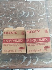 cassettes sony HI8 30 /60 HMEX