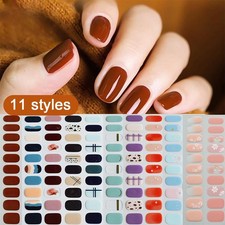 20Tips Semi-Cured Gel Nail Sticker  Uv/Led Lamp Gel Nail stickers''
