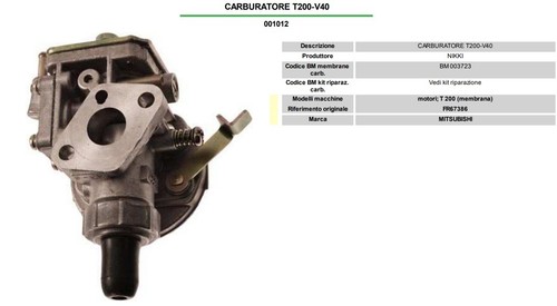 Fr67386 carburateur - fr67386,