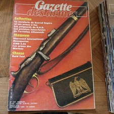 Revue GAZETTE ARMES n°157 1986 pistolet connecticut chassepot r.a.d fusil steyr
