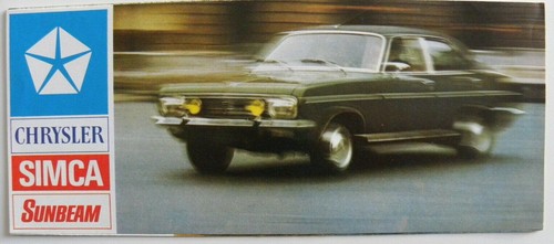 Petite brochure simca chrysler - petite,