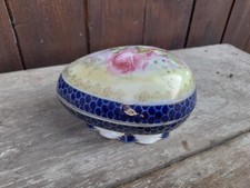 oeuf vide poche porcelaine ancien grenier