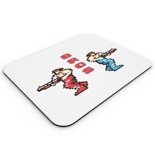 Tapis de Souris Bros Pixel Art Gamer Vintage Arcade Jeux Video 1980