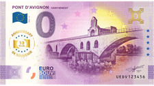 Billet Souvenir 2025 France Pont d'Avignon - 10Th ANNIVERSARY