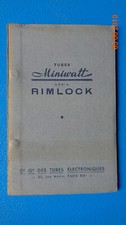 tubes miniwatt, série RIMLOCK