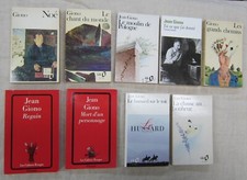 Jean GIONO - Lot 9 ouvrages - Le Hussard ; Noé ; Regain ; &c. - Folio/Grasset