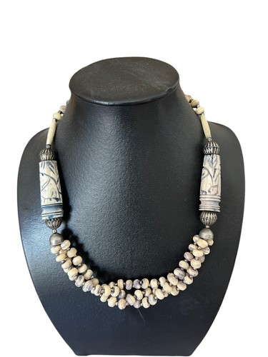 Collier vintage ethnique - collier,