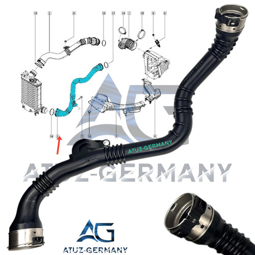 Tuyau turbo d origine - tuyau, ag®