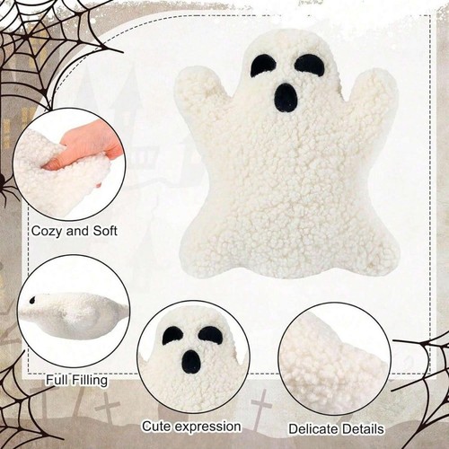 Coussin fantôme halloween - coussin,