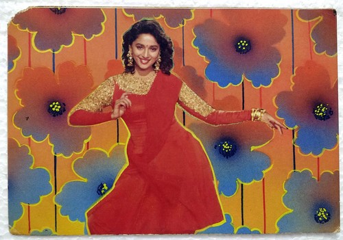 Carte postale ancienne madhuri - postale,