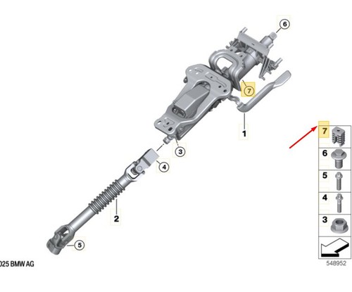 Bmw u11 colonne de - u11,