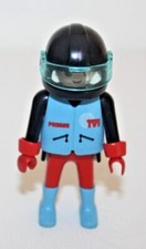 PLAYMOBIL 3847 HOMME REPORTER JOURNALISTE MOTO TELEVISION TVI CAMERA