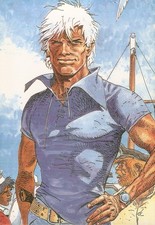 HERMANN-GREG carte postale bd