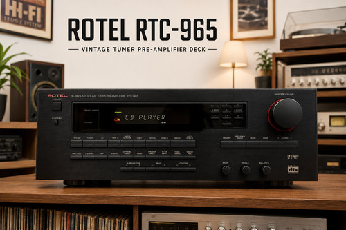 Rotel rtc 965 rare - rotel, 🌈rare🌈