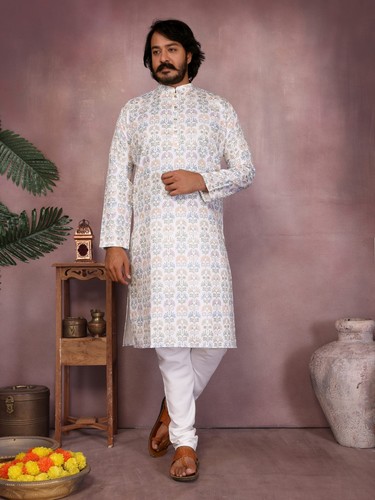Hommes kurta ensemble - kurta,