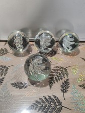 Lot De 4 Jolis  boule de verre