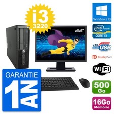 PC HP Z220 SFF Ecran 22" Core