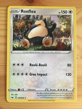 Carte Pokémon RARE Ronflex 140/202 Épée & Bouclier EB01 Français NEUF