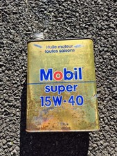 bidon d'huile Mobiloil 2L