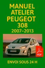 Manuel atelier peugeot 308 - atelier,