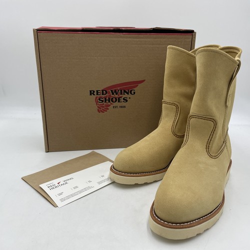 Bottes redwing daim beige 9 - bottes,