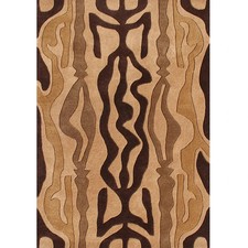 Tapis abstrait touffeté à la