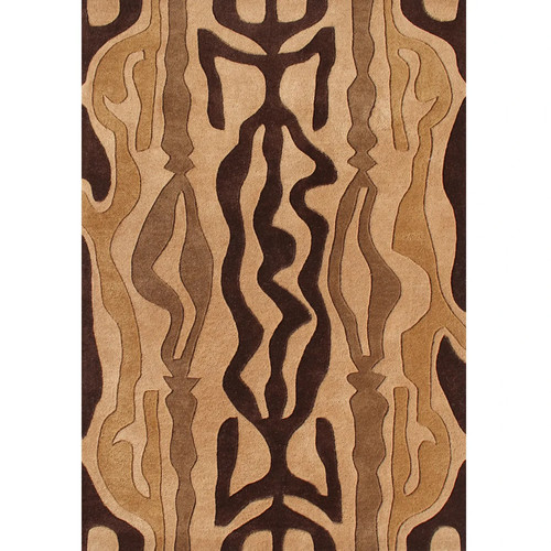 Tapis abstrait touffeté la - touffeté,