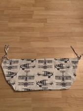 Cotton airplane design bag