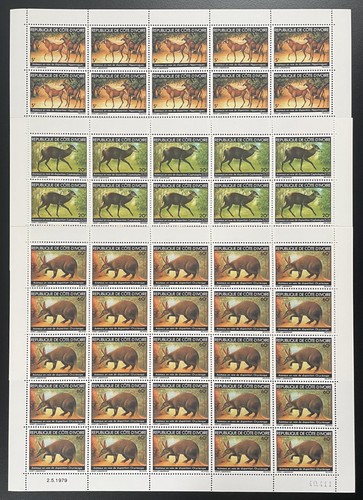 Côte ivoire 1979 501 - côte, 501-503