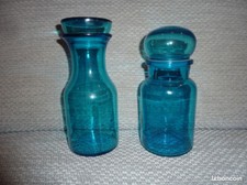 Pots épice/cuisine/container BLEU