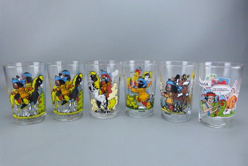 Lot verres à moutarde - verres,