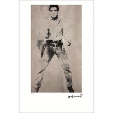 WARHOL Andy - Sérigraphie "Elvis" 57x39cm - 1995