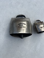 2 Anciennes Cloche Tole Alpage TALLOIRES /THOIRY Vache GEX  Savoie Devouassoud ?