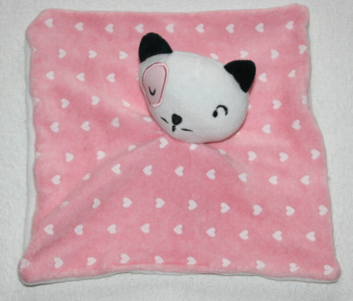 Siplec doudou chat plat - plat, rose