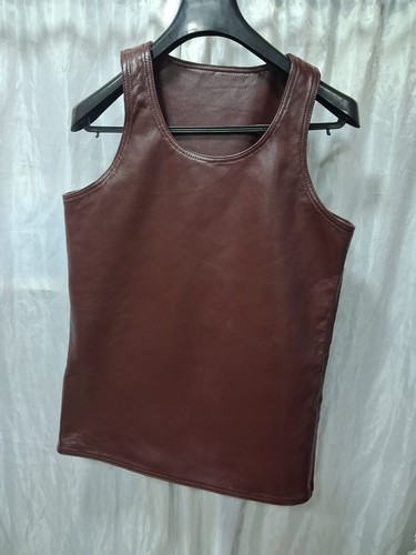 Nouveau gilet ajusté cuir - nouveau,