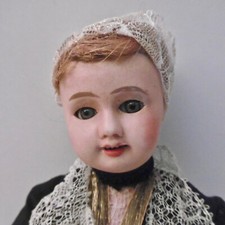 POUPÉE ANCIENNE TÊTE BISCUIT UNIS FRANCE SFBJ MOULE 60 - BOULOGNE S/MER - 26 cm