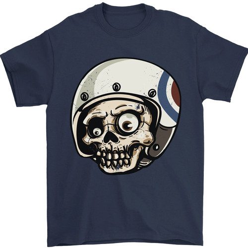 Shirt moto biker skull pour - t-shirt,